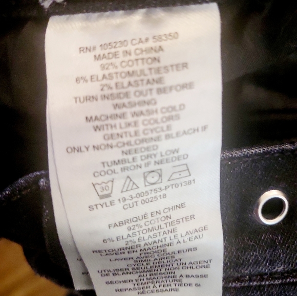 Current/Elliott High Waist 7 Pocket Studded Stiletto Luminary Skinny Jeans Sz 26 - Picture 12 of 14